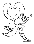 Cartoon Heart Animal 2