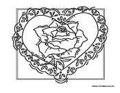 Valentine's Heart and Roses