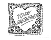 To My Valentine Card