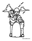 Family Remembering Veteran