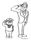 Veteran's Day Coloring Page 6