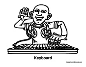 DJ Playing Keyboard