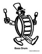 Marching Bass Drum