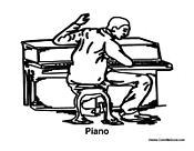 Man Playing Piano