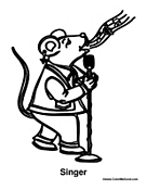 Mouse Singing a Song