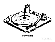 DJ Turntable