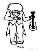 Maestro Playing the Violin