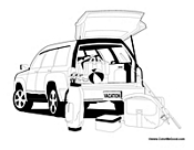 Family Packing the Car