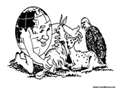 Planet Earth with Animals