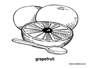 Grapefruit with Spoon