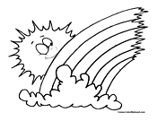 Rainbow Coloring Page 7