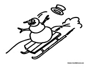 Winter Season Sledding