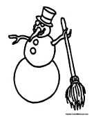 Winter Season Snowman