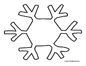 Snowflake Coloring Page 2