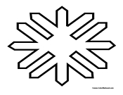 Snowflake Coloring Page 12