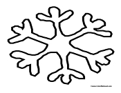 Snowflake Coloring Page 17