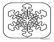 Snowflake Coloring Page 18