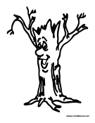 Cartoon Tree Trunk