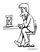 Adult Man Watching the Time