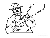 African American Fireman