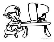 Baby on the Computer