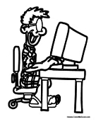 Boy on the Computer