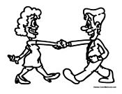 Business Man and Woman