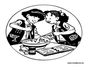 Children Baking in the Kitchen