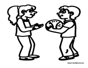 Children Playing Basketball