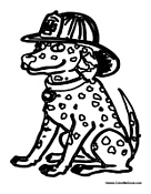 Fire Fighter Dog