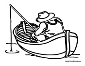Free Coloring Pages Of People Fishing 4