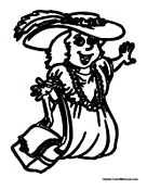 Girl Playing Dress Up