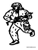 Soldier in Uniform