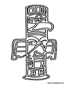 Native American Totem Pole