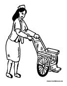 Nurse with Wheelchair