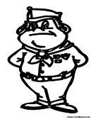 Boy Scout with Uniform