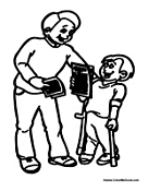 Kid with Special Needs Laughing