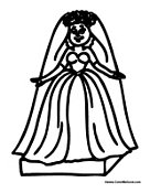 Bride on Her Wedding Day