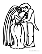 Wedding Picture to Color