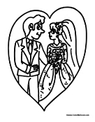 Wedding Couple in Love