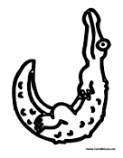 Alligator Alphabet - Letter J