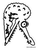 Alligator Alphabet - Letter R