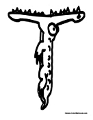 Alligator Alphabet - Letter T
