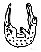 Alligator Alphabet - Letter U