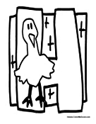 Bird Alphabet - Letter H