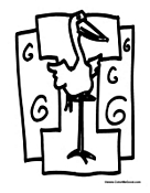 Alligator Alphabet - Letter I