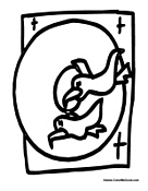 Bird Alphabet - Letter O