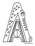 Funny Animal ABC's - Letter A