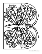 Funny Animal ABC's - Letter B