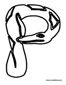 Funny Animal ABC's - Letter P